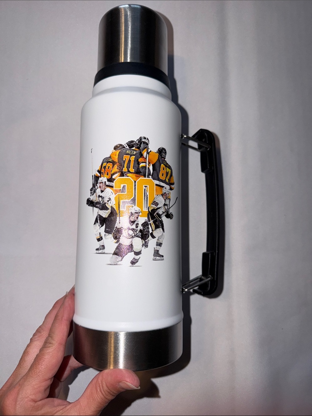 Pittsburgh Penguins Big Three Thermos Bottle Pittsburgh Penguins Charity Bag